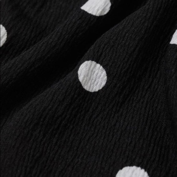Black & white polka dot top - Picture 3 of 3